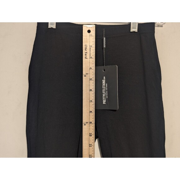 NWT PrettyLittleThing Women's Size 2 Black Elastic Waist & Bottom Jogger - Picture 6 of 14
